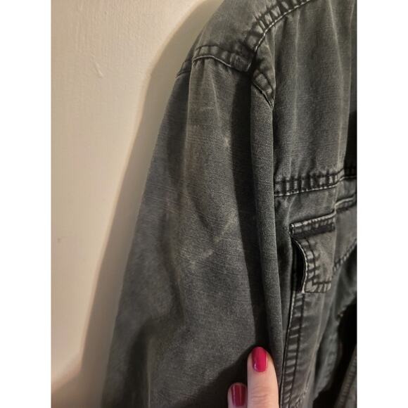 Levi's Black Sherpa Lined Cotton Guys Trucker Jacket, M - Picture 15 of 16